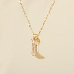 Personality Cross Copper Necklace